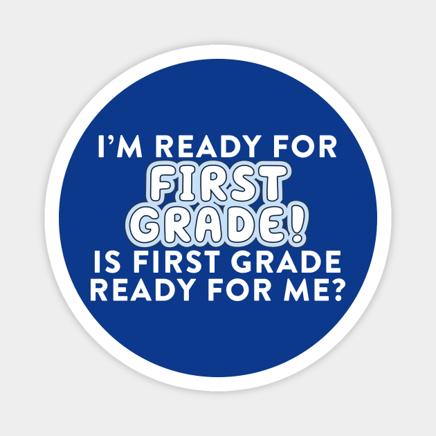 Is First Grade Ready? Magnet by Simplify With Leanne